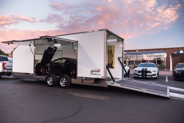 enclosed car trailer